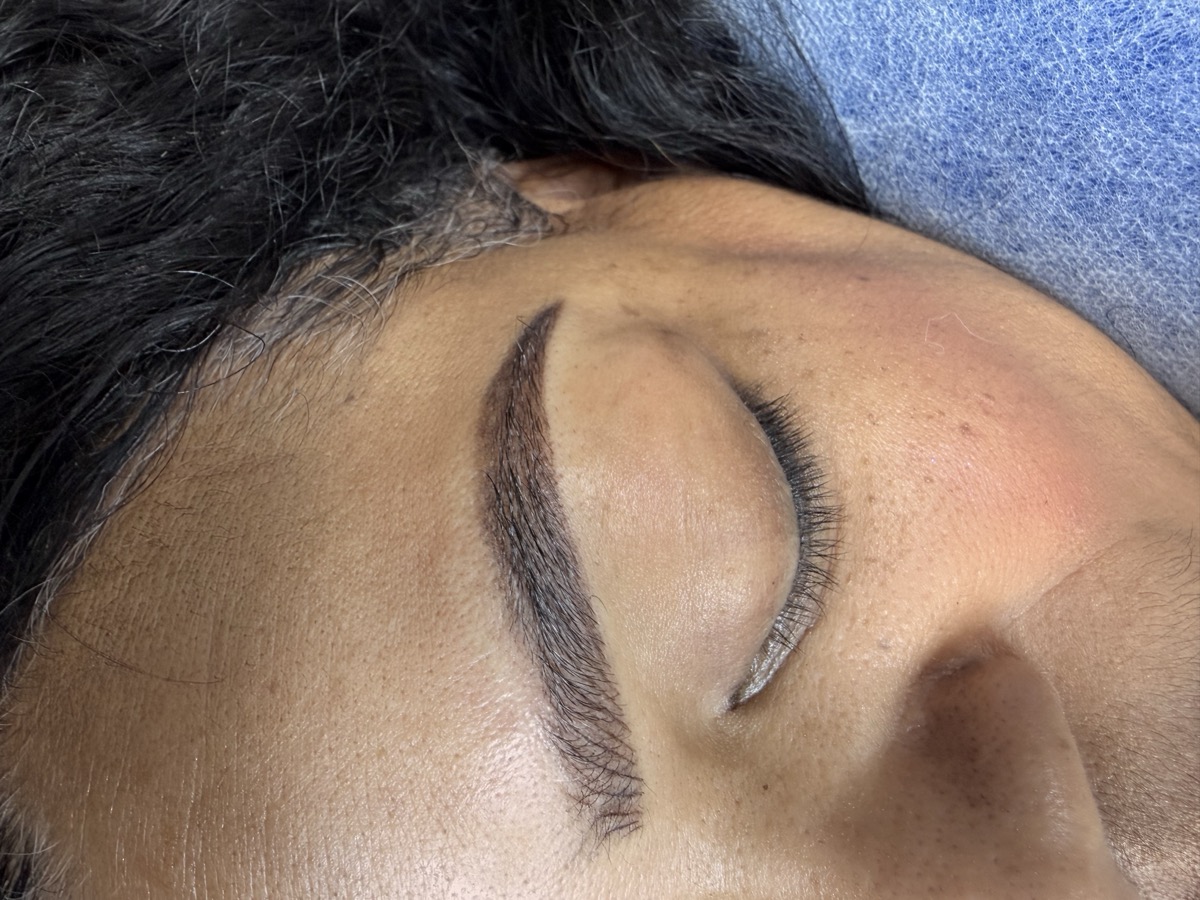 Brow detail close-up — I Am Beautiful by Mia Atlanta GA